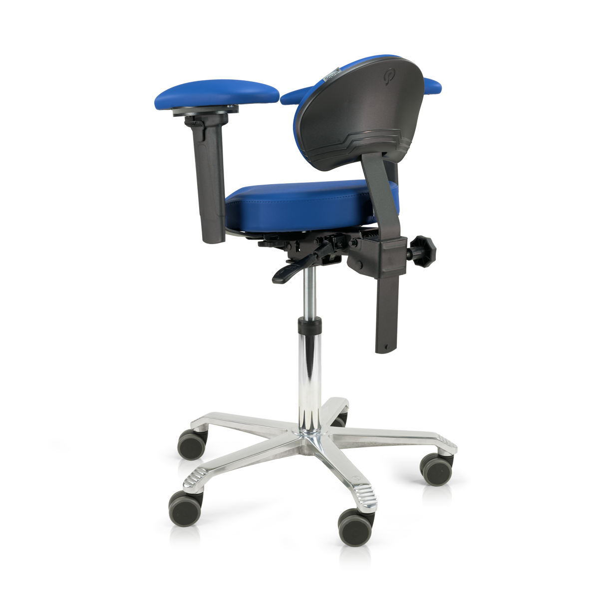 Ergo Support T Armrest 6 Stamskin Capriblue 4