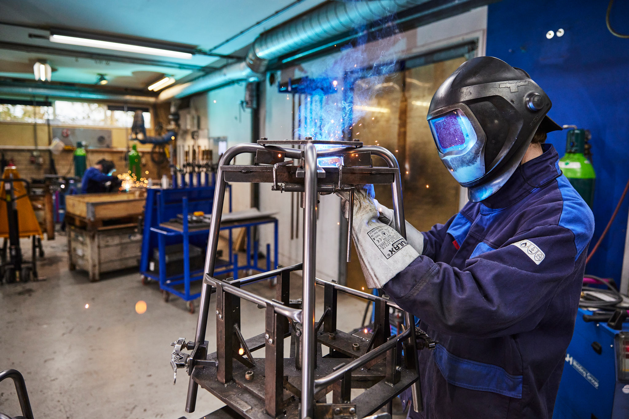 Productie in fabriek van Score