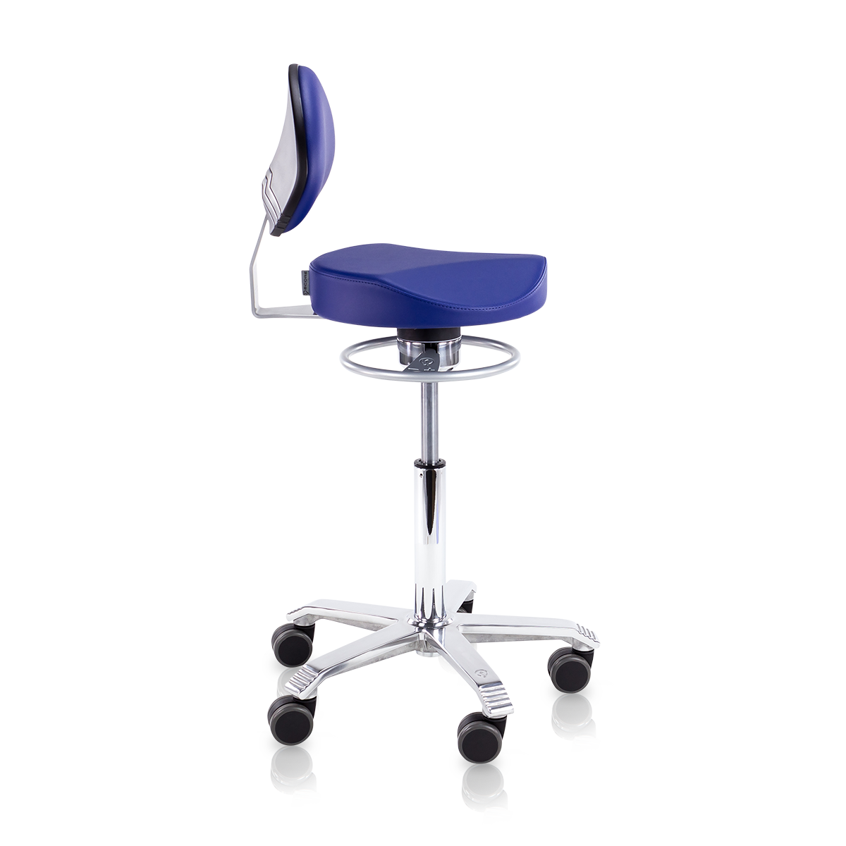 Medical 6301 Balance Stamskin Dark Blue With Lumbar Support (2)