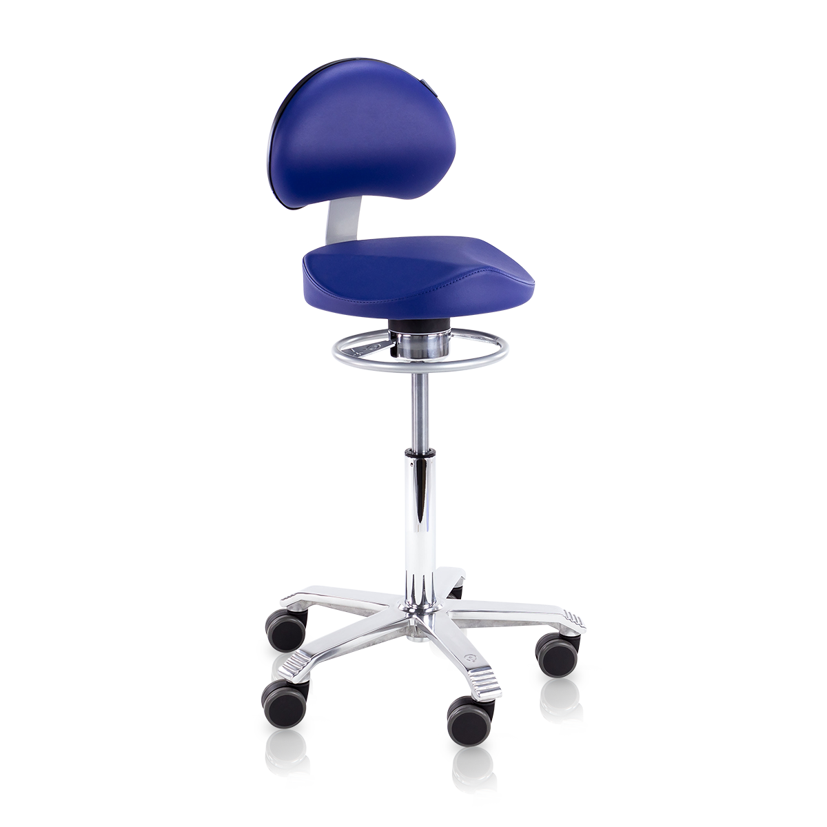 Medical 6301 Balance Stamskin Dark Blue With Lumbar Support (1)