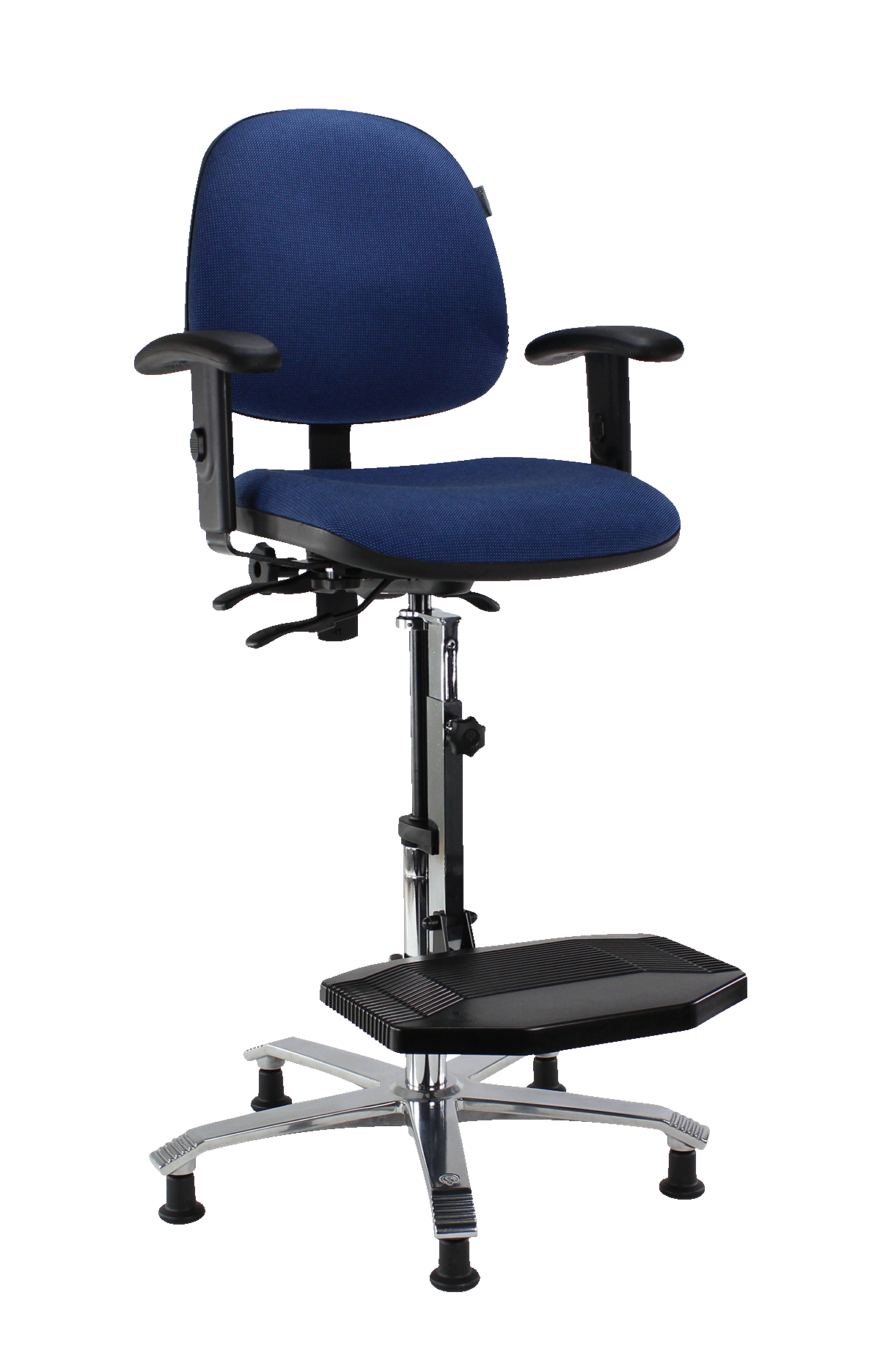 Ergo 2308 Trevira Blauw Zwart