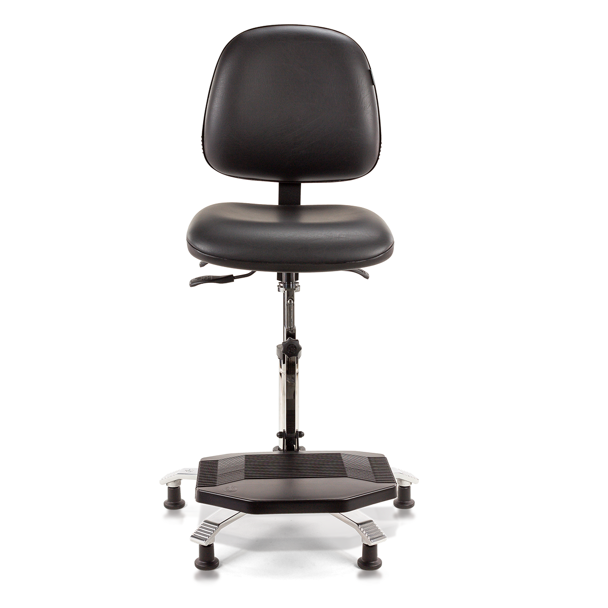 Ergo 2308 Leatherette Black Without Armrests (3)