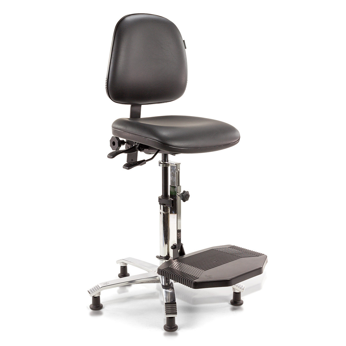 Ergo 2308 Leatherette Black Without Armrests (1)