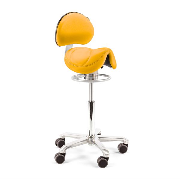 Amazone Balance Lumbar Support Stamskin Ocre Yellow 1