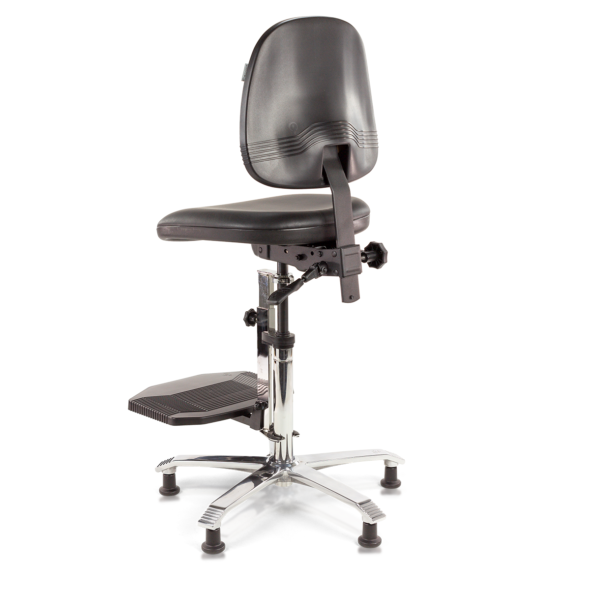 Ergo 2308 Leatherette Black Without Armrests (4)