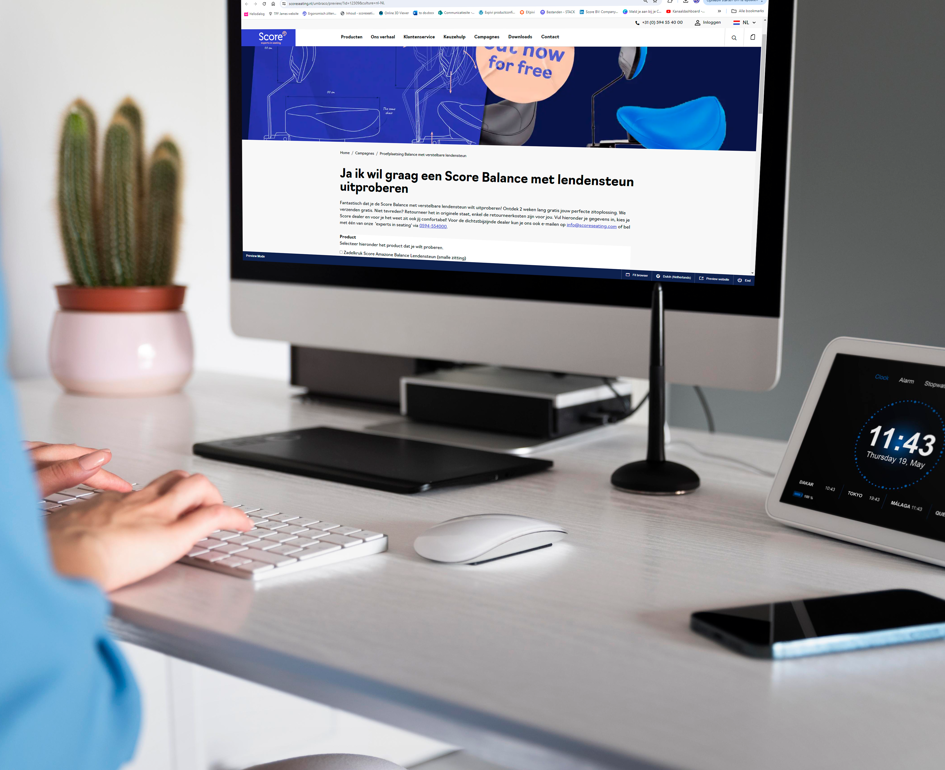 Beeldscherm Handen Typen